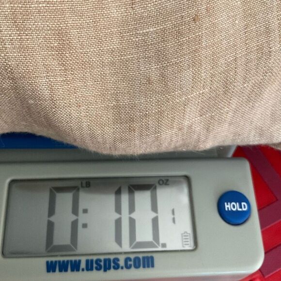 Rachel Roy Linen Pants Cuffed High Waist Pockets Cinnamon‎ Beige Size Large - Picture 7 of 7